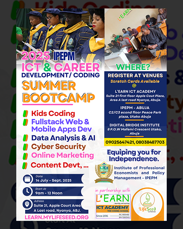IPEPM & LIFESEED 2025 UNLTIMATE ICT AND CAREER DEVELOPMENT SUMMER BOOTCAMP